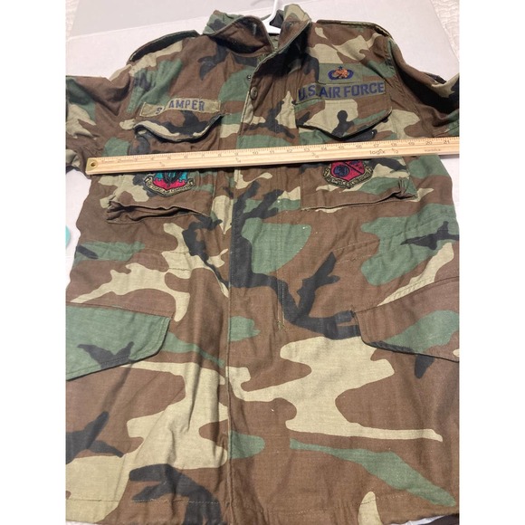 Military Field Jacket Size Small Regular Woodland Camoflage - Picture 6 of 9